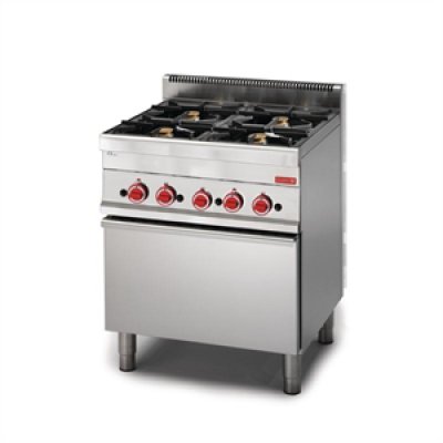 Gastro-M gasfornuis met gasoven 650 lijn