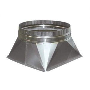 Verloopstuk Vierkant-rond